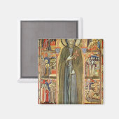 Aimant St. Clare avec des scènes de sa vie (Recto/Verso)