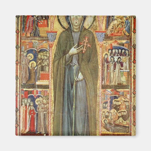 Aimant St. Clare avec des scènes de sa vie (Devant)