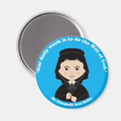 Aimant St. Elizabeth Ann Seton (Recto/Verso)