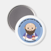 Aimant St. Francis de Sales (Recto/Verso)