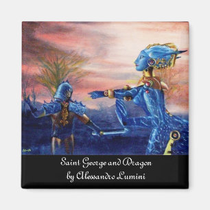 AIMANT ST GEORGE ET DRAGON ÉTRANGER
