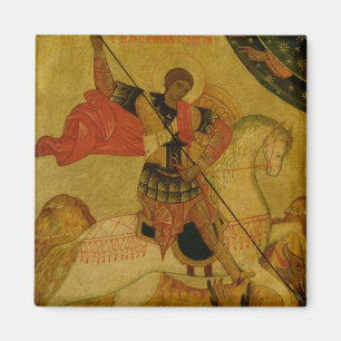 Aimant St George massacrant le dragon