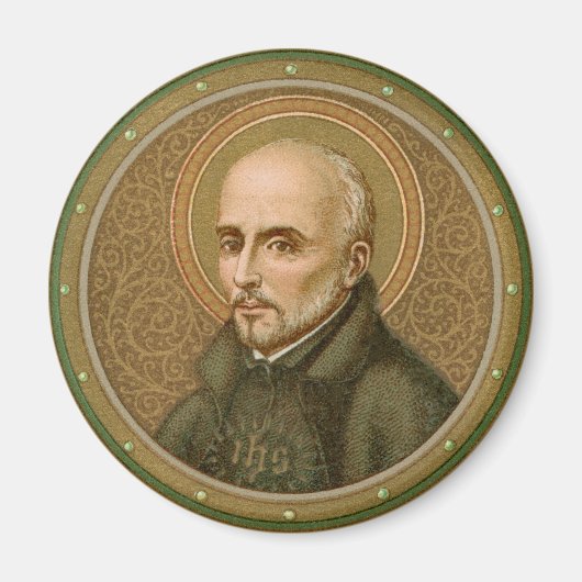 Aimant St. Ignatius Loyola (BK 050) Round (Devant)
