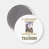 Aimant ST. JOHN BAPTIST de la SALLE (Recto/Verso)