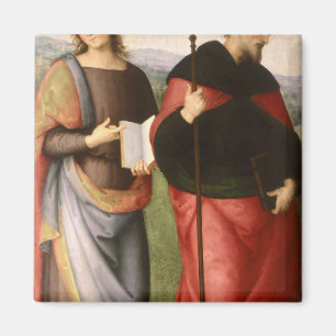 Aimant St John l'évangéliste et St Augustine de