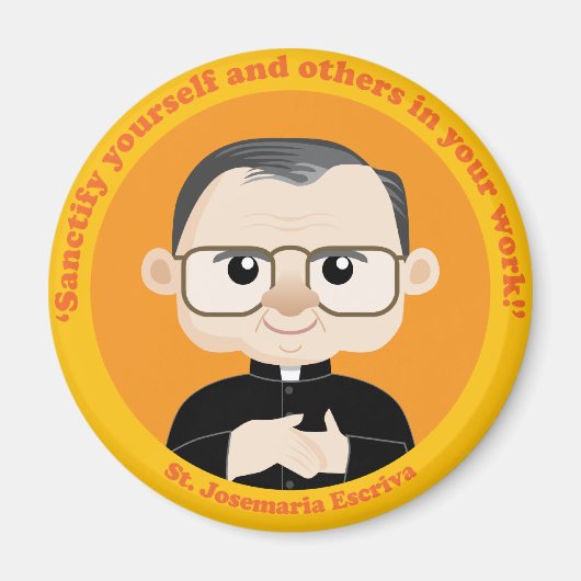Aimant St. Josemaria Escriva (Devant)