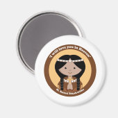 Aimant St. Kateri Tekakwitha (Recto/Verso)