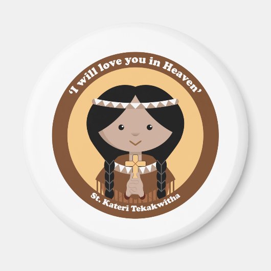 Aimant St. Kateri Tekakwitha (Devant)