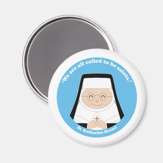 Aimant St. Katharine Drexel (Recto/Verso)