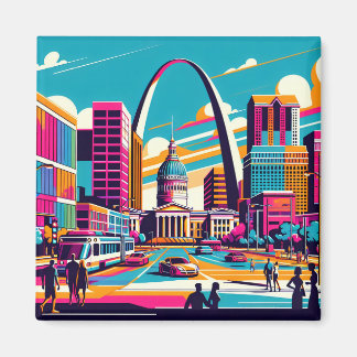 Aimant St Louis, Missouri | L'arc de passerelle