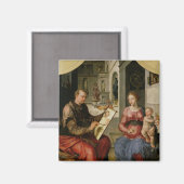 Aimant St. Luke Peinture de la Vierge, c.1545 (Recto/Verso)