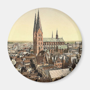 Aimant St Mary, de la tour d'horloge de St Peter, Lübeck