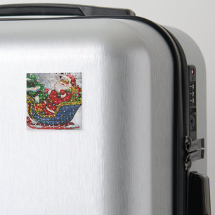 Aimant St. Nick & Sleigh