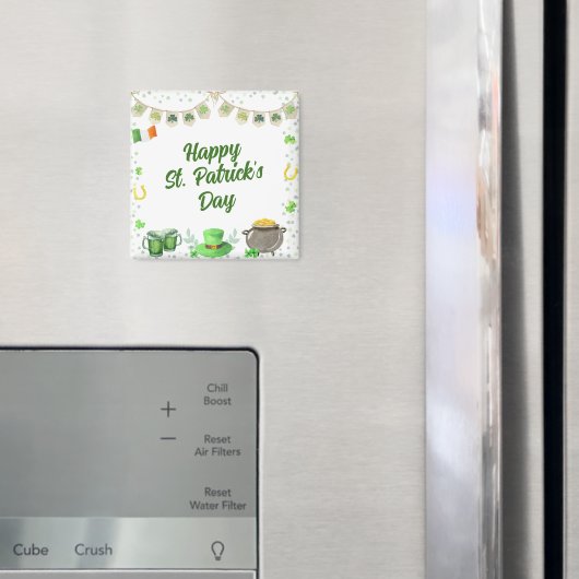 Aimant St patrick aquarelle (In situ (réfrigérateur))