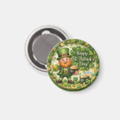 Aimant St. Patrick’s Day Leprechaun Keychain (Recto/Verso)