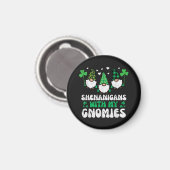 Aimant St Patrick Shenanigans avec des gnomes Gnomies (Recto/Verso)