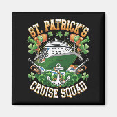 Aimant St Patrick's Day Cruise Squad 2025 Family Correspo (Devant)