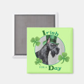Aimant St. Patrick's Day Giant Schnauzer (Recto/Verso)