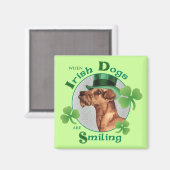 Aimant St. Patrick's Day Irish Terrier (Recto/Verso)