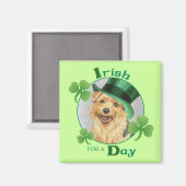 Aimant St. Patrick's Day Norfolk Terrier (Recto/Verso)