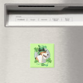 Aimant St. Patrick's Day Wire Fox Terrier (In Situ (Lave-vaisselle))