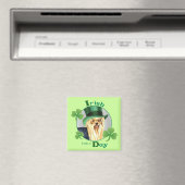 Aimant St. Patrick's Day Yorkie (In Situ (Lave-vaisselle))