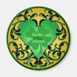 Aimant St. Patrick's Heart Lucky Charm
