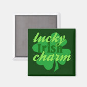 Aimant St. Patrick's Heart Lucky Charm (Recto/Verso)