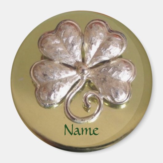 Aimant St. Patricks Irish Nom Magnet! Doré (Devant)