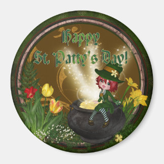 Aimant St Pattys Leprechaun