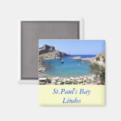 Aimant St.Paul's Bay, Lindos (Recto/Verso)