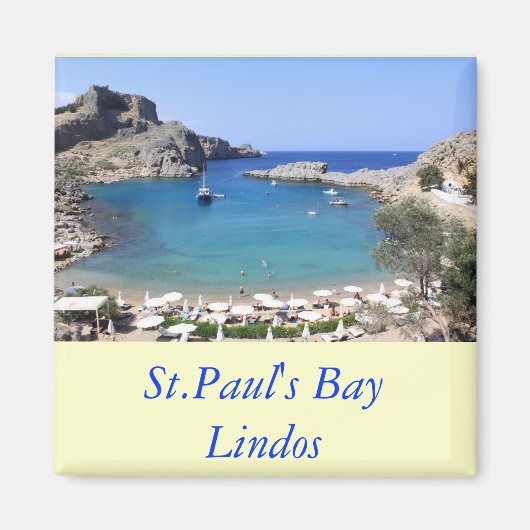 Aimant St.Paul's Bay, Lindos (Devant)