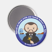 Aimant St. Peter Claver (Recto/Verso)
