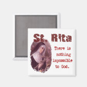 Aimant St. Rita (Recto/Verso)
