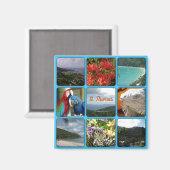 Aimant St. Thomas - Collage photo Pittoresque (Recto/Verso)