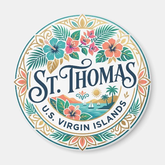 Aimant St. Thomas, Îles Vierges américaines (Devant)