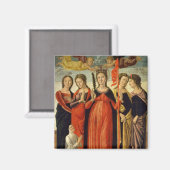 Aimant St. Ursula et les quatre saints (tempête sur panne (Recto/Verso)