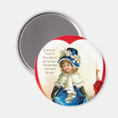 Aimant St. Valentine's Greeting (Recto/Verso)