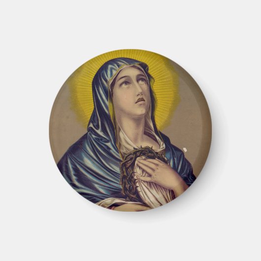 Aimant Stabat Mater Notre-Dame des Douleurs Art Devotionn (Devant)