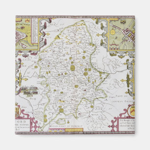 Aimant Stafford County and Town, gravée par Jodocus