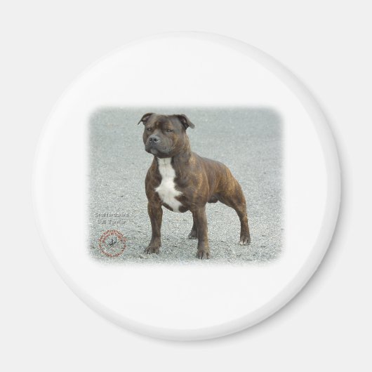 Aimant Staffordshire Bull Terrier (Devant)