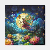 Aimant Stained Glass Moonlight Flight Fairy  (Devant)
