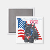 Aimant Standing Scottie VOTE (Recto/Verso)