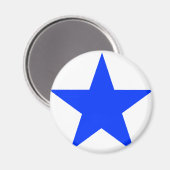 Aimant Star Blue Le MUSÉE Zazzle Cadeaux (Recto/Verso)