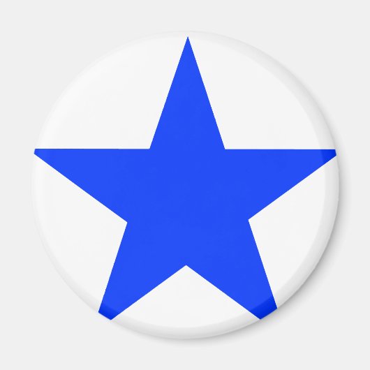 Aimant Star Blue Le MUSÉE Zazzle Cadeaux (Devant)