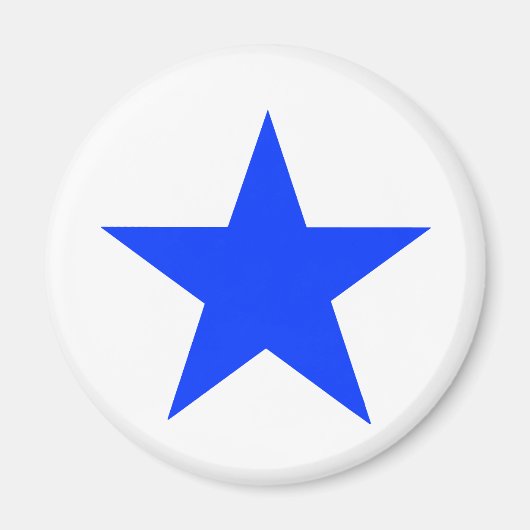 Aimant Star Blue Le MUSÉE Zazzle Cadeaux (Devant)