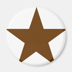 Aimant Star Brown Le MUSÉE Zazzle Cadeaux