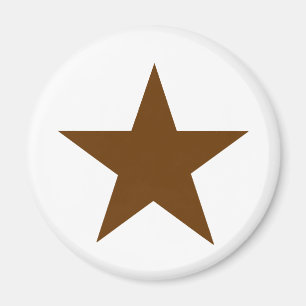Aimant Star Brown Le MUSÉE Zazzle Cadeaux