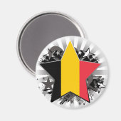 Aimant Star de Belgique (Recto/Verso)