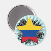 Aimant Star de Colombie (Recto/Verso)